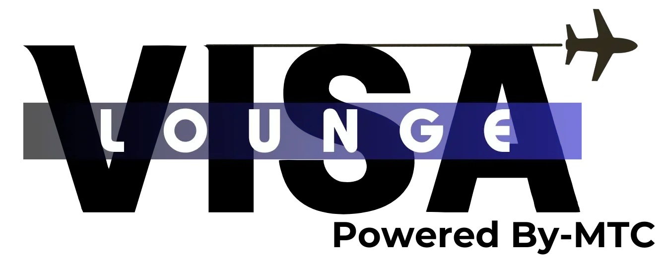 Black visa lounge icon