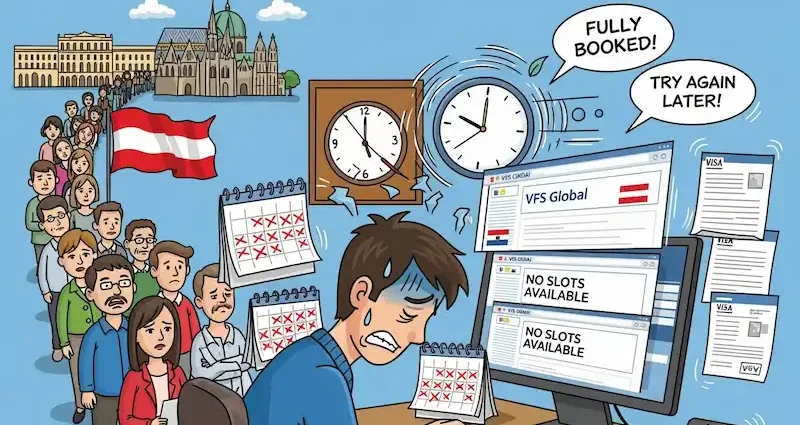 Why Austria Visa Appointment Slots Are Hard to Get