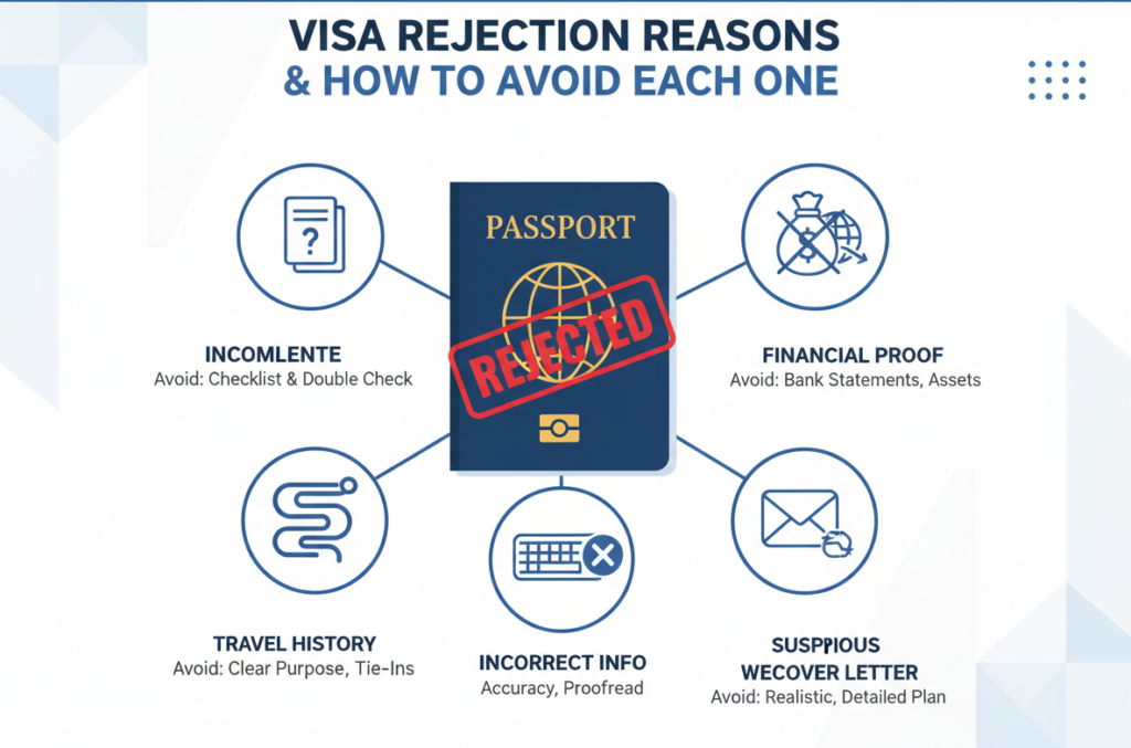10 Common Visa Rejection Reasons and How to Avoid Each One