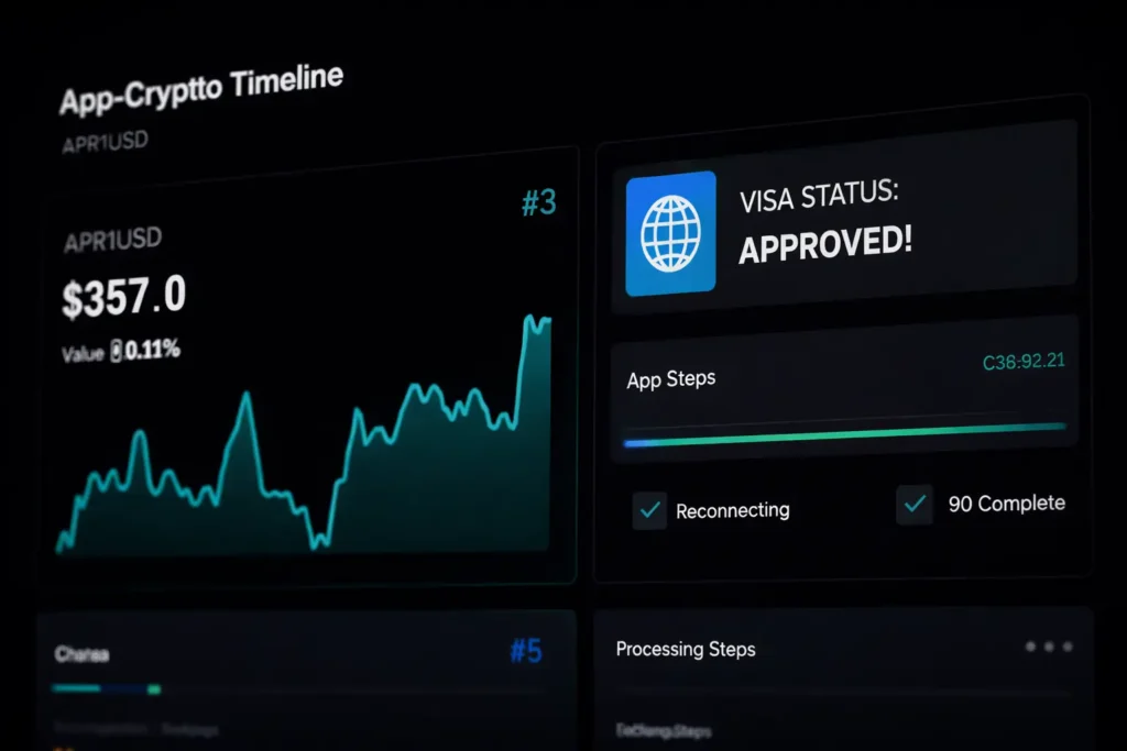 visa approval dashboar