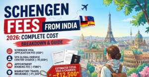 Schengen visa fees from India